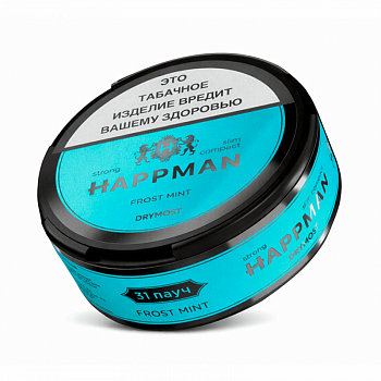 Жевательный табак Brusko HAPPMAN Slim Strong "Frost Mint"